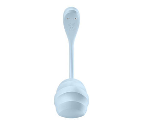 Smooth Petal Vibrador de Braguita con APP Azul