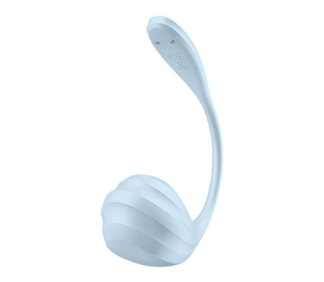 Smooth Petal Vibrador de Braguita con APP Azul