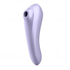 Dual Pleasure APP Vibrador y Succionador de Aire Pulsado Recargable Mauve