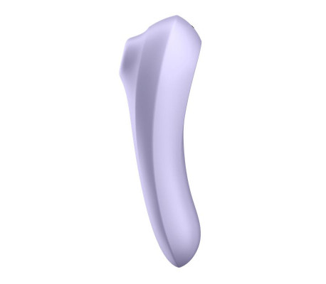 Dual Pleasure APP Vibrador y Succionador de Aire Pulsado Recargable Mauve