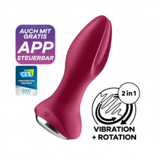 Rotator Plug 2+ Plug Anal con APP USB Fuchsia