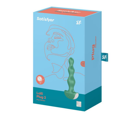 Plug Anal con Vibración Lolli Plug 2 Verde