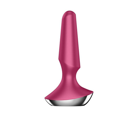 Plug-ilicious 2 Plug Anal con Vibración con Satisfyer Connect App Berry