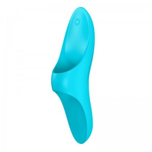 Teaser Vibrador para el Dedo Light Blue
