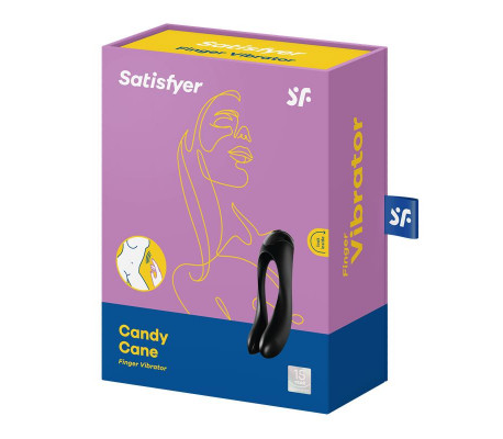Vibrador Candy Cane Negro