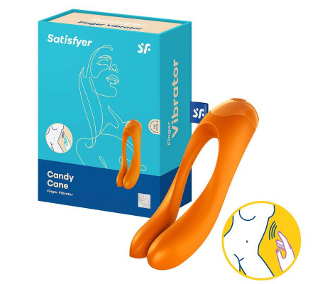 Vibrador Candy Cane Naranja