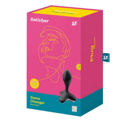 Game Changer Plug Anal con Vibración Negro