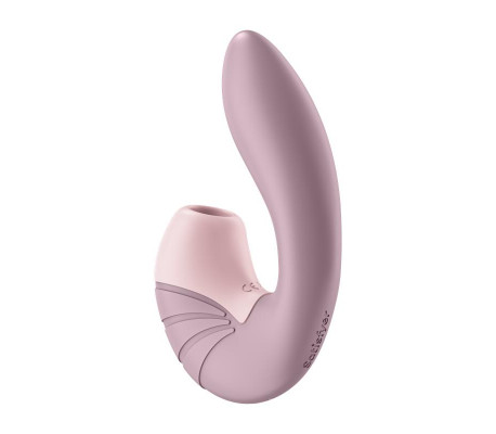 Supernova Old Rose Succionador y Vibrador Super Flexible USB