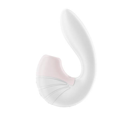 Supernova Succionador y Vibrador Súper Flexible USB Blanco