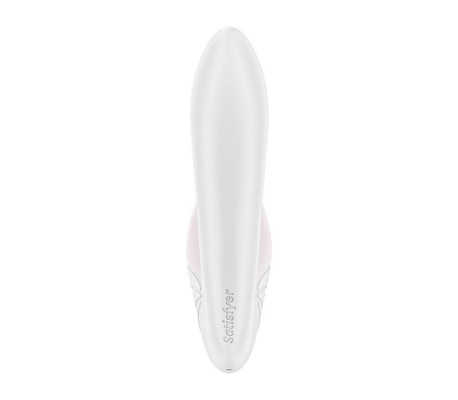 Supernova Succionador y Vibrador Súper Flexible USB Blanco