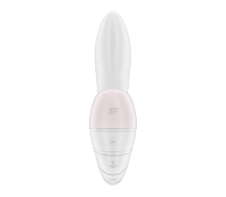 Supernova Succionador y Vibrador Súper Flexible USB Blanco