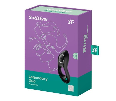 Anillo para el Pene Legendary Duo USB Negro