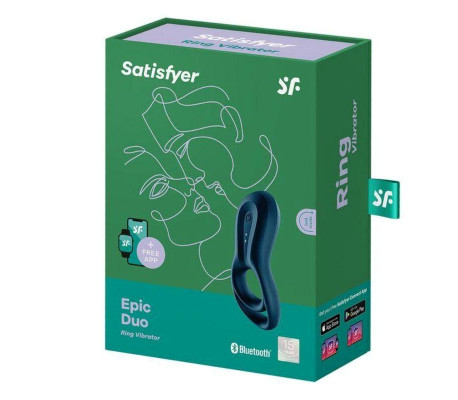 Anillo para el Pene Epic Duo con APP Satisfyer Connect