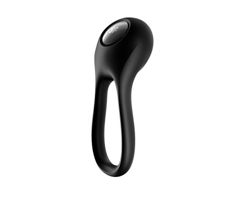 Anillo para el Pene Majestic Duo USB Negro