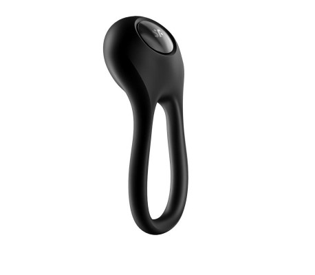 Anillo para el Pene Majestic Duo USB Negro