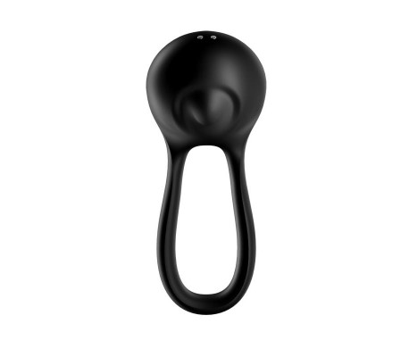 Anillo para el Pene Majestic Duo USB Negro
