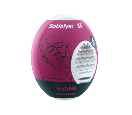 Huevo Masturbador Unidad Bubble Hydro-Active