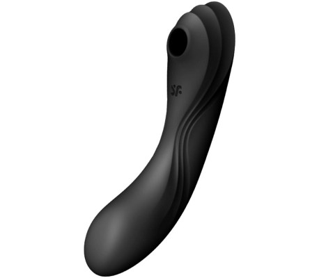Curvy Trinity 4 Vibrador y Succionador 2 Motores Negro