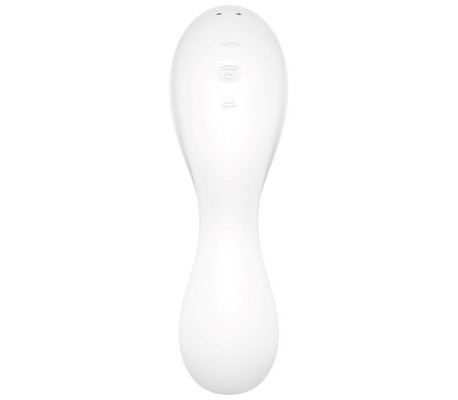 Curvy Trinity 5 con APP Satisfyer Connect Blanco