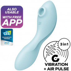 Curvy Trinity 5 con APP Satisfyer Connect Azul