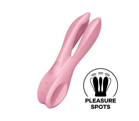 Vibrador Threesome 1 Rosa