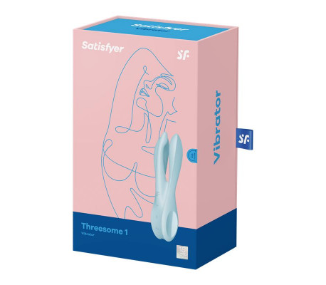 Vibrador Threesome 1 Light Azul