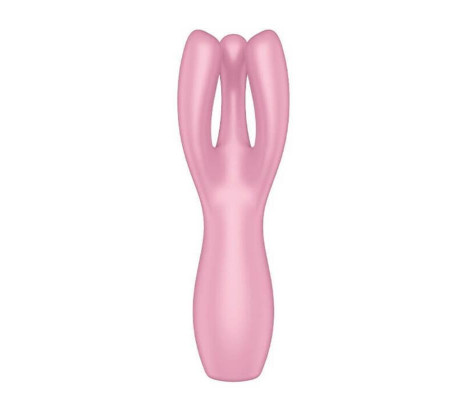 Threesome 3 Lay-on Vibrador 3 Motores Rosa