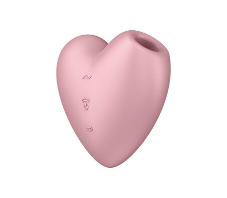 Cutie Heart Succionador de Clítoris y Vibración Rosa