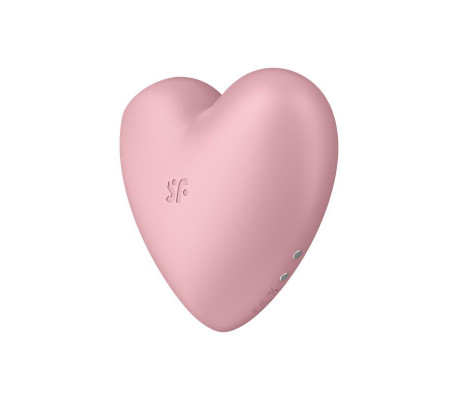 Cutie Heart Succionador de Clítoris y Vibración Rosa
