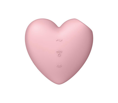 Cutie Heart Succionador de Clítoris y Vibración Rosa