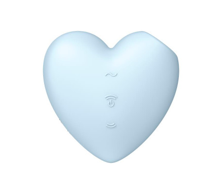 Cutie Heart Succionador de Clítoris y Vibración Azul