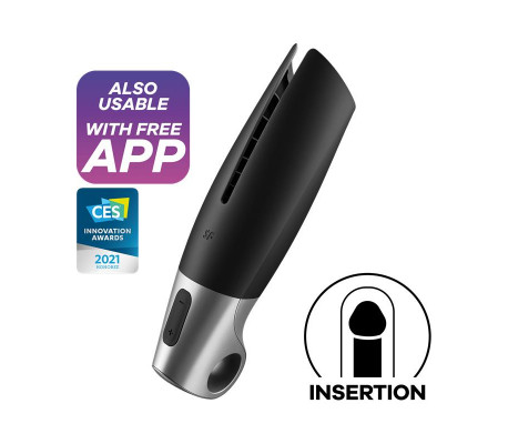 Masturbador Power Masturbator con APP Satisfyer Connect