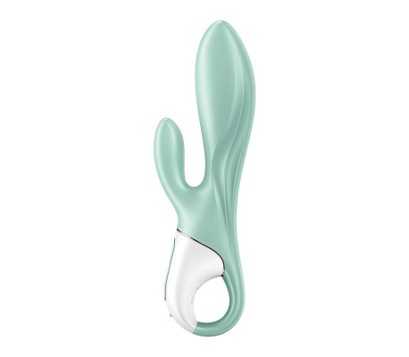 Vibrador con Funcion de Inflado Air Pump Bunny 5 con APP Satisfyer Connect