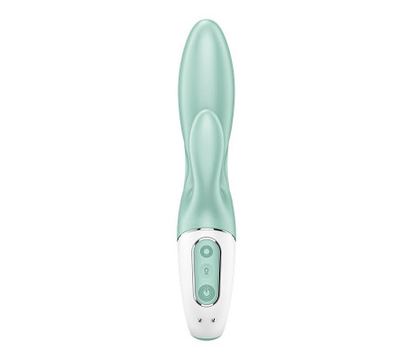 Vibrador con Funcion de Inflado Air Pump Bunny 5 con APP Satisfyer Connect