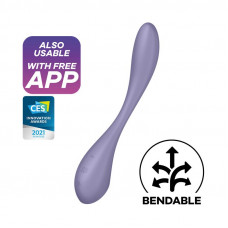 G-Spot Flex 5+ Multi Vibrador con Satisfyer Connect APP Lilac