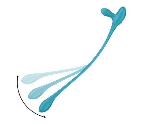 Plug & Play 1 Vibrador Anal Flexible Azul