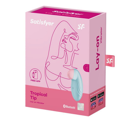 Tropical Tip con APP Satisfyer Connect Light Blue
