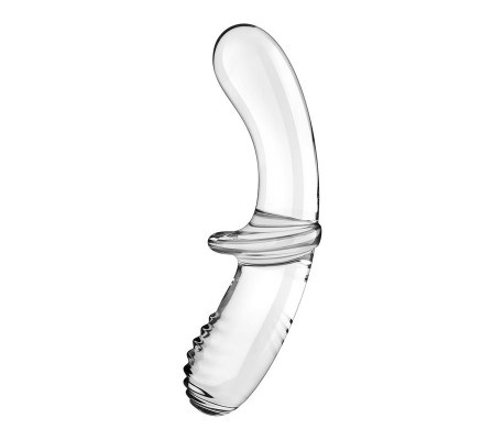 Estimulador de Cristal Double Crystal Hot and Cold Transparente