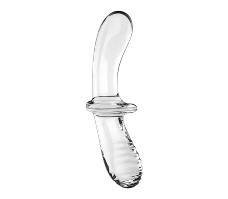 Estimulador de Cristal Double Crystal Hot and Cold Transparente