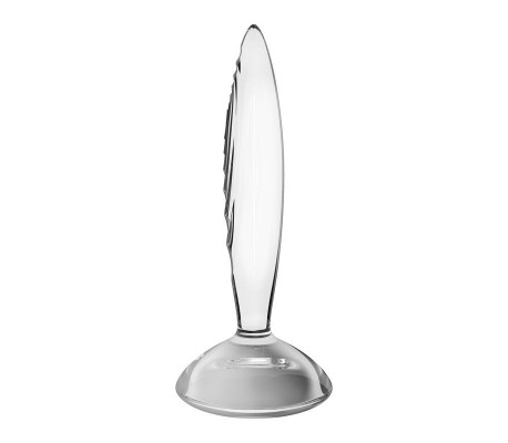 Plug Anal Sparkling Crystal Hot and Cold Transparente