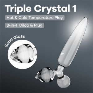 Triple Crystal 1 Dildo de Cristal