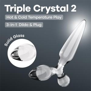 Triple Crystal 2 Dildo de Cristal