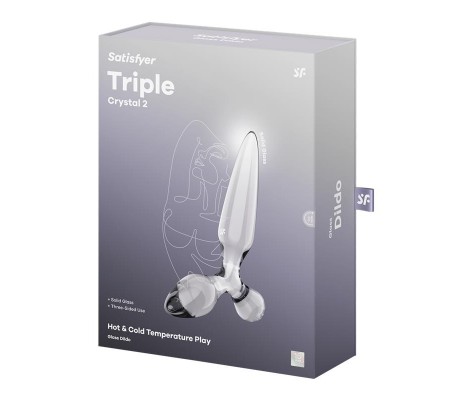 Triple Crystal 2 Dildo de Cristal