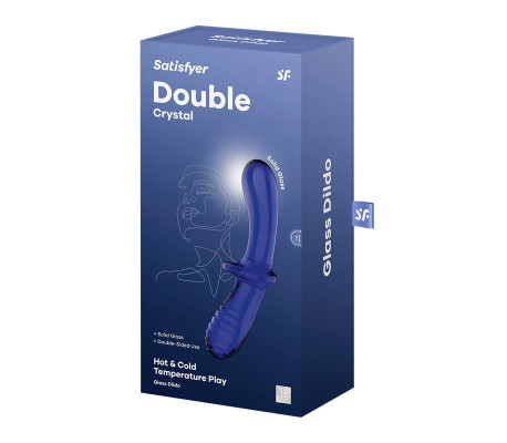 Estimulador de Cristal Double Crystal Hot and Cold Azul