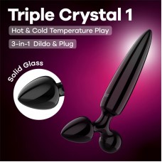 Triple Crystal 1 Dildo de Cristal