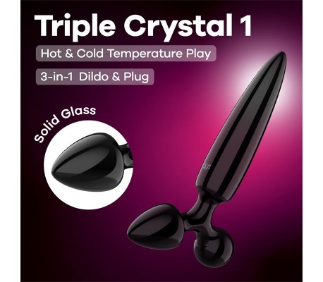 Triple Crystal 1 Dildo de Cristal