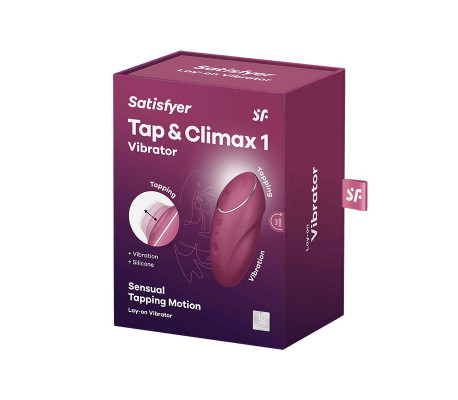 Tap and Climax 1 Vibrador y Tapping Rojo