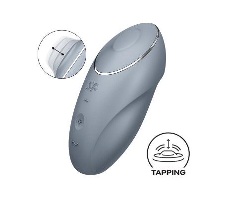 Tap and Climax 1 Vibrador y Tapping Gris