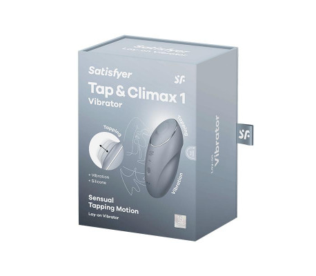 Tap and Climax 1 Vibrador y Tapping Gris