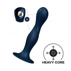 Dildo con Bola Interna Double Ball-R Azul